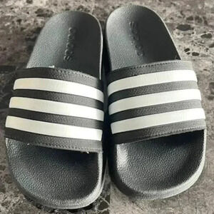 Adidas Kids' Adidas Shower Slide size 13 Little Kids Core Black/White/Core Black